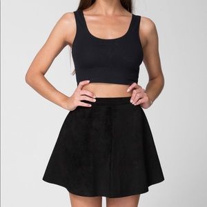 American Apparel SUEDE circle skirt
